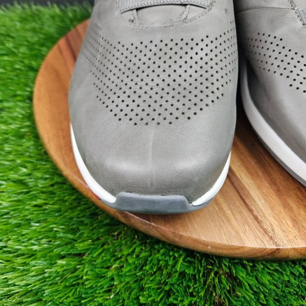 Kizik Boston Mens Size‎ 14 Gray Casual Classic Hands-Free Slip-On Shoes Sneakers
